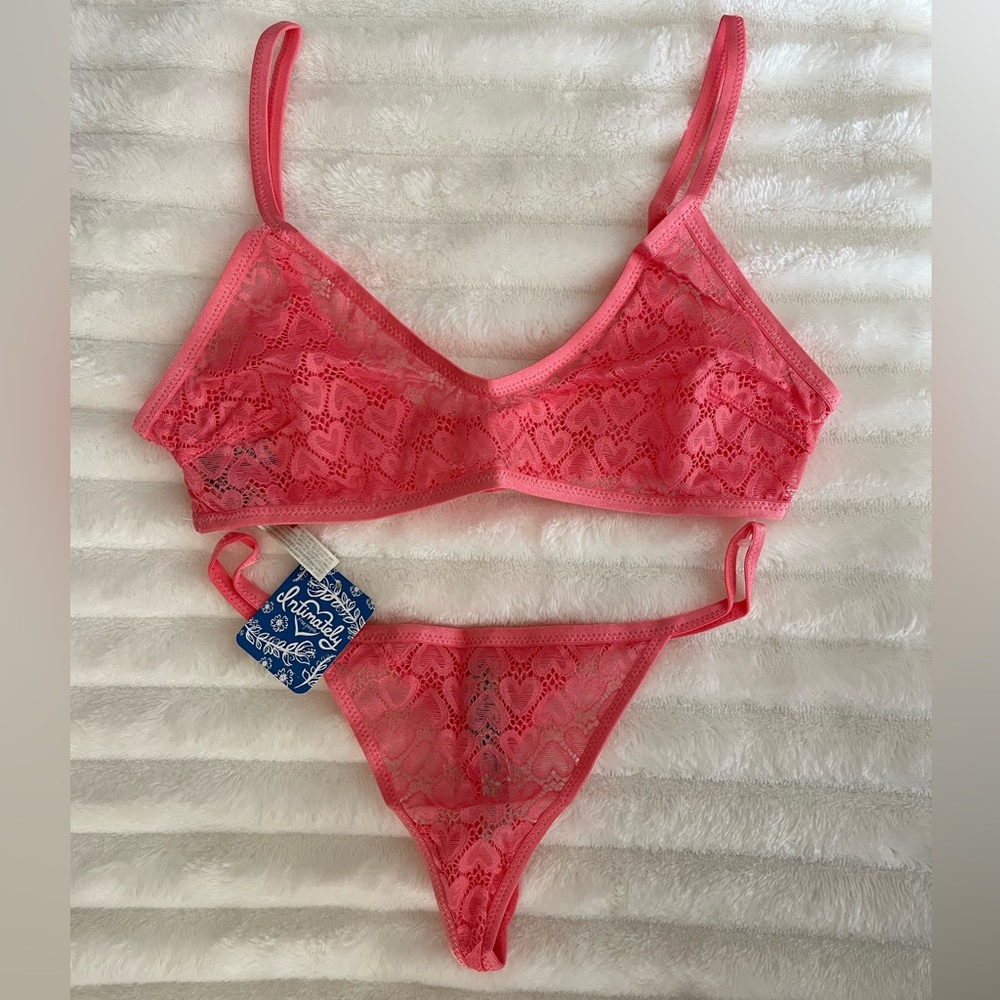 Intimately Free People | NWT Kelly Set Pink Ruby - Picture 2 of 5